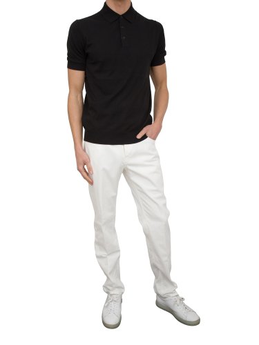 Мужское поло PAOLO PECORA Maglia A Polo NERO