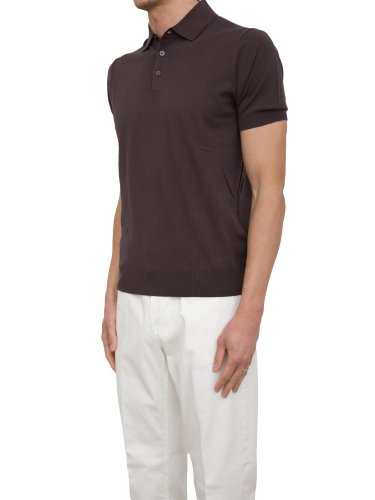 Мужское поло PAOLO PECORA Maglia A Polo MARRONE