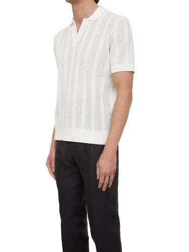 Мужское поло PAOLO PECORA Maglia A Polo BIANCO