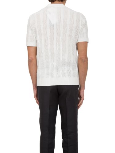 Мужское поло PAOLO PECORA Maglia A Polo BIANCO