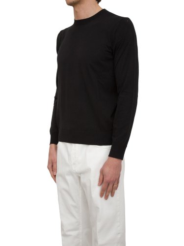 Мужской свитер PAOLO PECORA Maglia Girocollo NERO