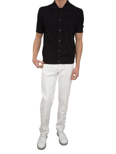 Мужской кардиган PAOLO PECORA Camicia Maglia NERO
