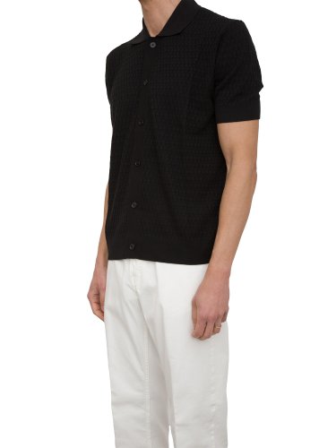 Мужской кардиган PAOLO PECORA Camicia Maglia NERO