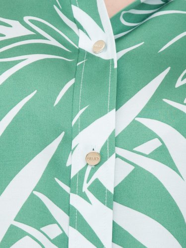 Женская рубашка с коротким рукавом LIU JO Camicia VERDE