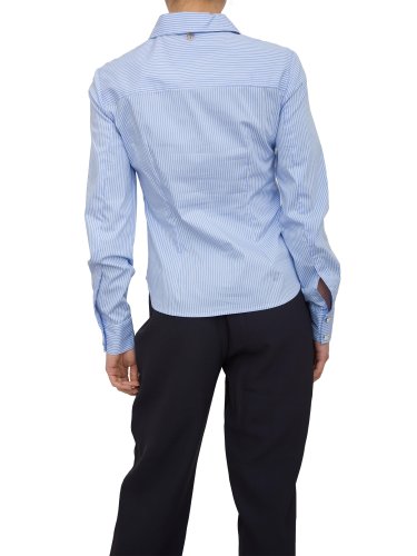 Жіноча сорочка з довгим рукавом FRACOMINA BASIC SHIRT SKYWHITE AZZURRO