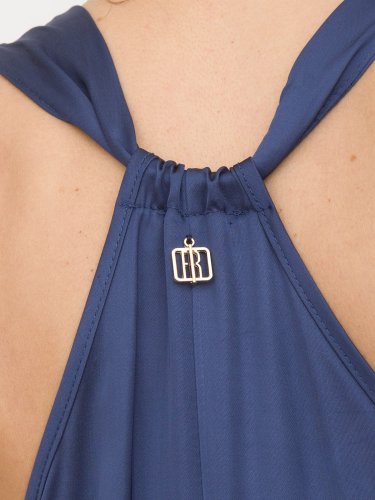 Женское платье FRACOMINA  LONG DRESS BLUE BLU