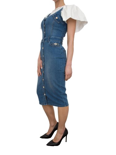 Женское платье FRACOMINA DENIM PENCIL DRESS STONEBLEACHED BLU DENIM