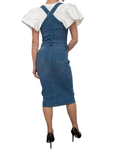Женское платье FRACOMINA DENIM PENCIL DRESS STONEBLEACHED BLU DENIM