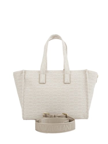 Женская сумка с ручками EMPORIO ARMANI SHOPPING BAG AVORIO