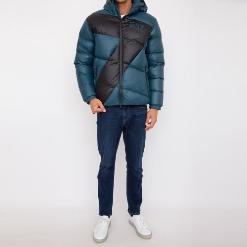 Чоловіча куртка EA7 EMPORIO ARMANI DOWN JACKET BLU