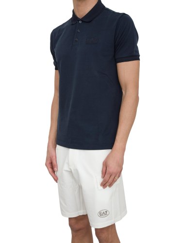 Чоловіче поло EA7 EMPORIO ARMANI POLO SHIRT BLU