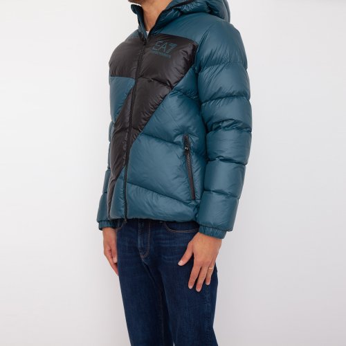 Чоловіча куртка EA7 EMPORIO ARMANI DOWN JACKET BLU