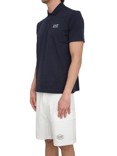 Чоловіче поло EA7 EMPORIO ARMANI POLO SHIRT BLU