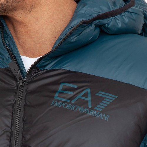 Чоловіча куртка EA7 EMPORIO ARMANI DOWN JACKET BLU