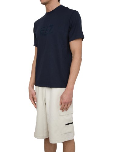 Мужская футболка  EA7 EMPORIO ARMANI T-SHIRT BLU