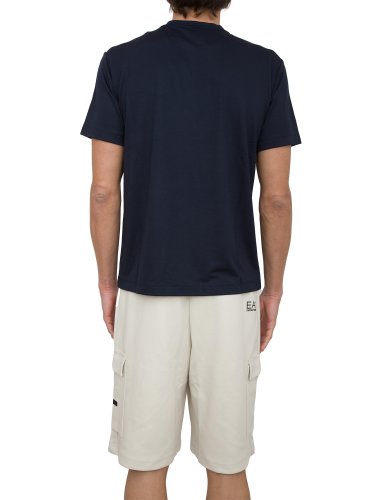 Мужская футболка  EA7 EMPORIO ARMANI T-SHIRT BLU