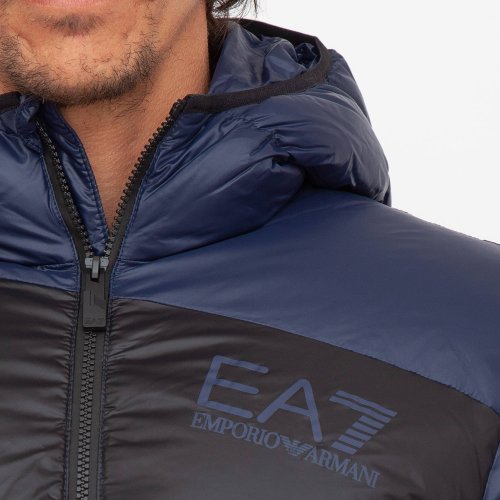 Мужская куртка EA7 EMPORIO ARMANI DOWN JACKET BLU