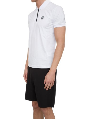 Мужское поло EA7 EMPORIO ARMANI POLO SHIRT BIANCO