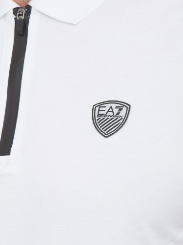 Мужское поло EA7 EMPORIO ARMANI POLO SHIRT BIANCO