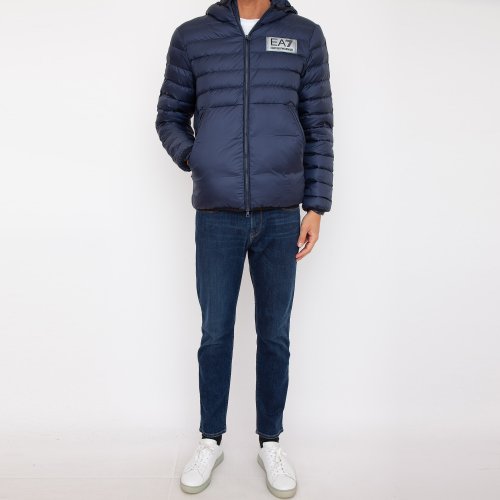 Мужская куртка EA7 EMPORIO ARMANI DOWN JACKET BLU