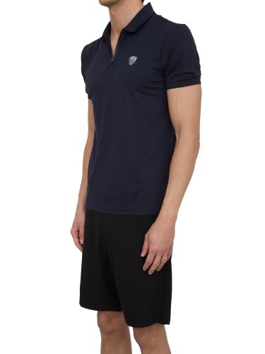 Мужское поло EA7 EMPORIO ARMANI POLO SHIRT BLU