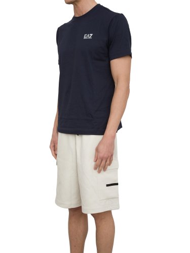 Мужская футболка  EA7 EMPORIO ARMANI T-SHIRT BLU