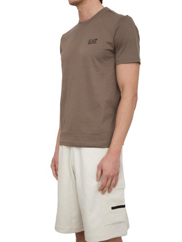 Чоловіча футболка EA7 EMPORIO ARMANI T-SHIRT MARRONE