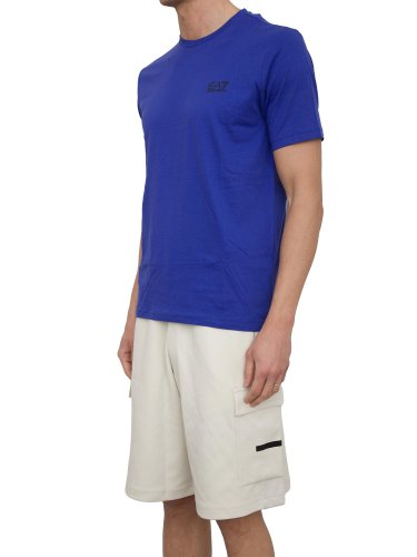 Мужская футболка  EA7 EMPORIO ARMANI T-SHIRT BLU