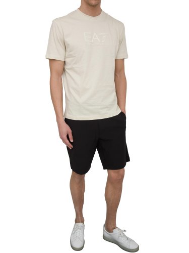 Чоловіча футболка EA7 EMPORIO ARMANI T-SHIRT AVORIO