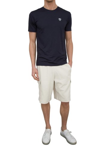 Мужская футболка  EA7 EMPORIO ARMANI T-SHIRT BLU
