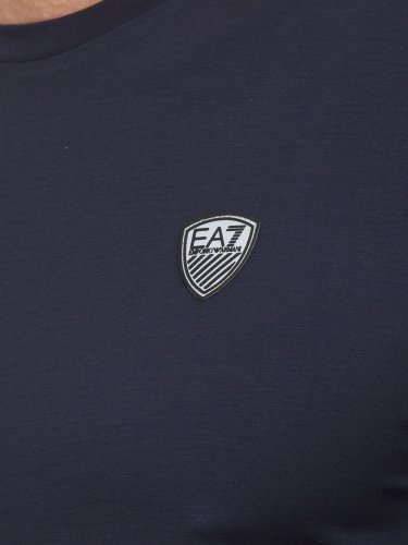 Мужская футболка  EA7 EMPORIO ARMANI T-SHIRT BLU