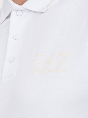 Чоловіче поло EA7 EMPORIO ARMANI POLO SHIRT BIANCO