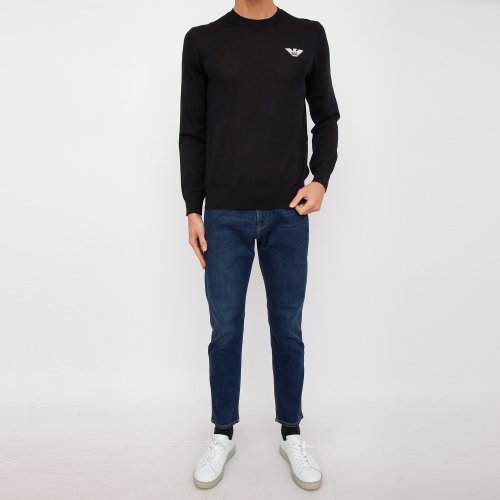 Мужской свитер  EMPORIO ARMANI PULLOVER BLU