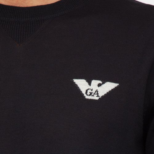 Мужской свитер  EMPORIO ARMANI PULLOVER BLU