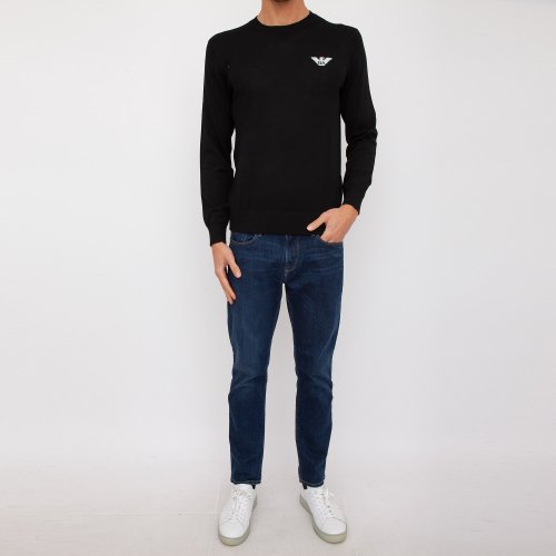 Чоловічий светр EMPORIO ARMANI PULLOVER NERO