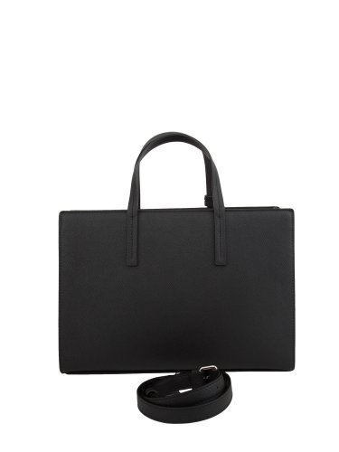 Женская сумка с ручками K.LAGERFELD rsg metal md top handle NERO