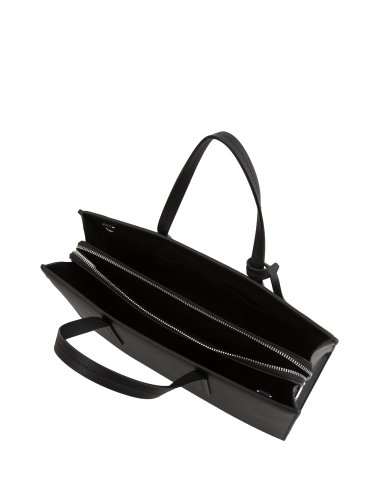 Женская сумка с ручками K.LAGERFELD rsg metal md top handle NERO