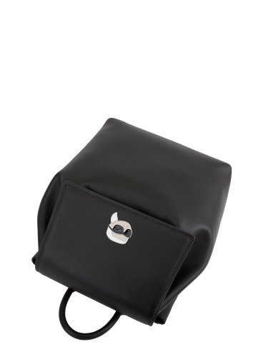Женский рюкзак K.LAGERFELD k/ikonik 2.0 leather fl bp pin NERO