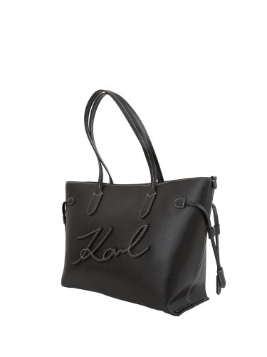Женская сумка с ручками K.LAGERFELD klxav mirum tote NERO