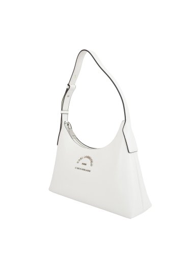 Женская сумка с ручками K.LAGERFELD rsg metal sp shb crinkle BIANCO