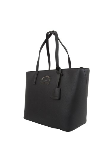 Женская сумка с ручками K.LAGERFELD rsg metal lg tote NERO