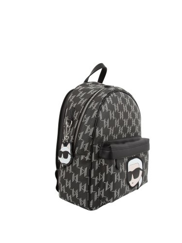 Женский рюкзак K.LAGERFELD k/ikonik 2.0 mono cc backpack NERO