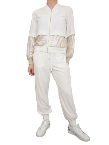 Женские спортивные штаны LIU JO Pantalone tessuto AVORIO