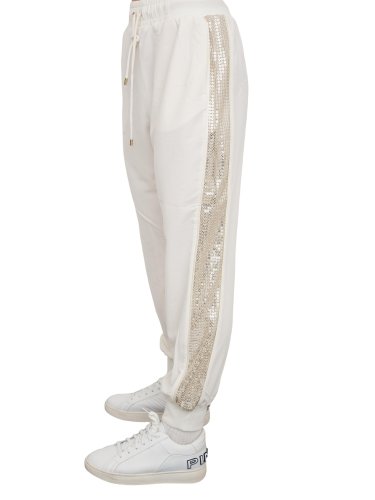 Женские спортивные штаны LIU JO Pantalone tessuto AVORIO