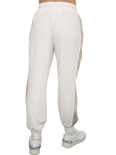 Женские спортивные штаны LIU JO Pantalone tessuto AVORIO