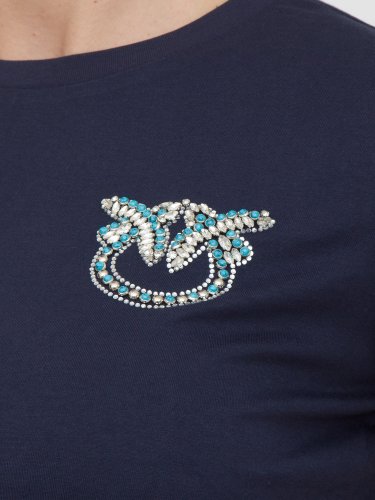 Жіноча футболка  PINKO T-SHIRT BLU