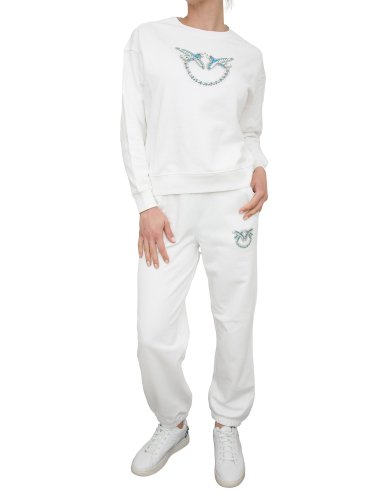 Жіночі спортивні штани PINKO PANTALONE FELPA BIANCO