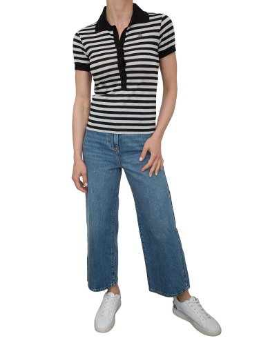Женская футболка  PATRIZIA PEPE MAGLIA/KNIT BICOLOR