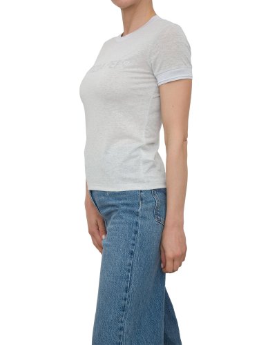 Женская футболка  PATRIZIA PEPE MAGLIA/KNIT ARGENTO