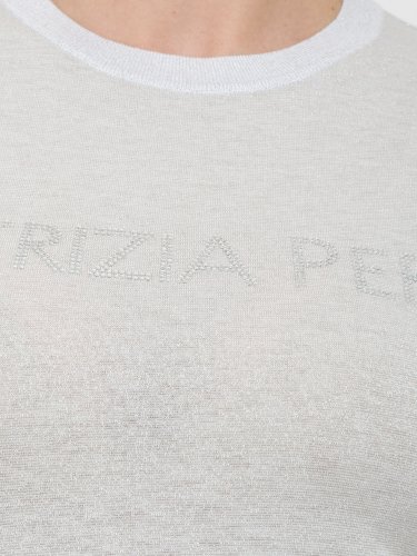 Женская футболка  PATRIZIA PEPE MAGLIA/KNIT ARGENTO
